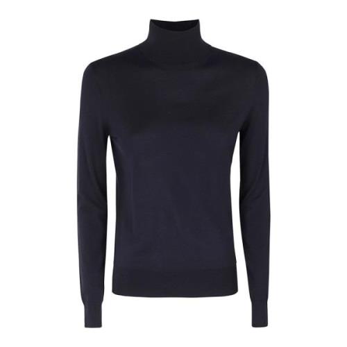 Theory Stilig Turtleneck Tröja för Män Blue, Dam