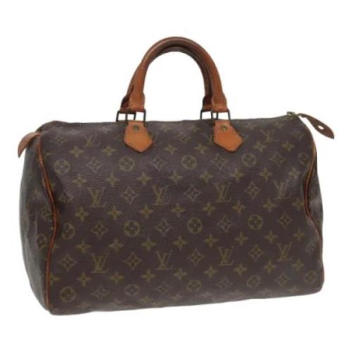 Louis Vuitton Vintage Pre-owned Canvas handvskor Brown, Dam