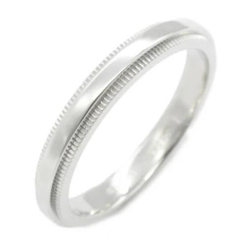 Tiffany & Co. Pre-owned Pre-owned Platina ringar Gray, Dam