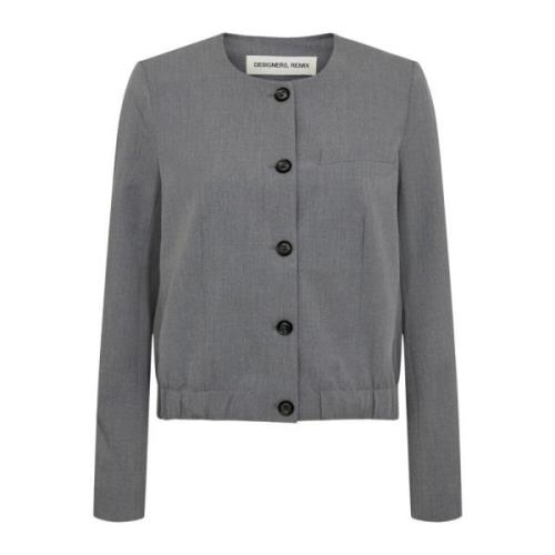 Designers Remix Höstens Bomber Blazer Gray, Dam