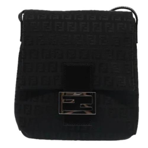 Fendi Vintage Pre-owned Canvas fendi-vskor Black, Dam