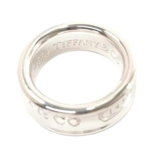 Tiffany & Co. Pre-owned Pre-owned Silver ringar Gray, Dam