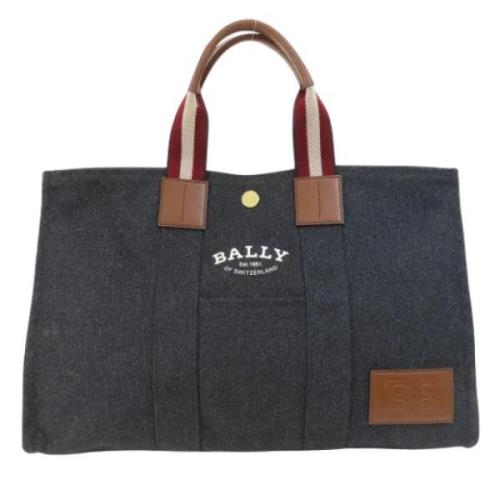 Bally Pre-owned Pre-owned Canvas handvskor Black, Dam