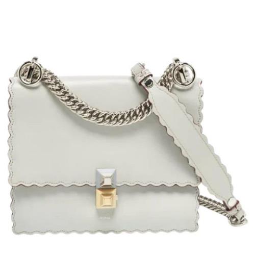 Fendi Vintage Pre-owned Laeder fendi-vskor White, Dam