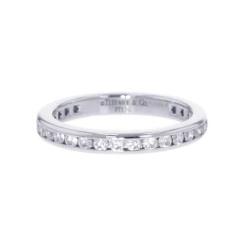 Tiffany & Co. Pre-owned Pre-owned Platina ringar Gray, Dam