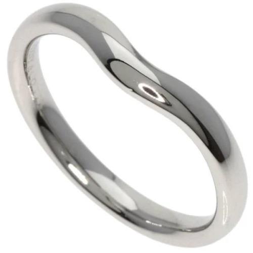 Tiffany & Co. Pre-owned Pre-owned Platina ringar Gray, Dam