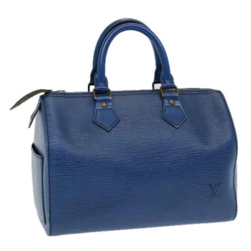 Louis Vuitton Vintage Pre-owned Laeder handvskor Blue, Dam