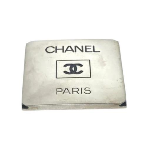 Chanel Vintage Pre-owned Tyg chanel-smycken Gray, Dam