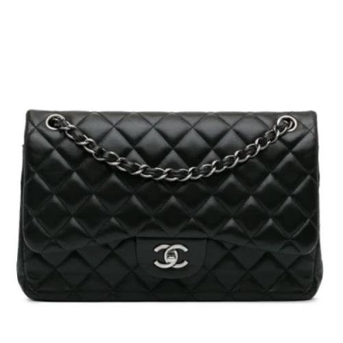 Chanel Vintage Pre-owned Laeder axelremsvskor Black, Dam