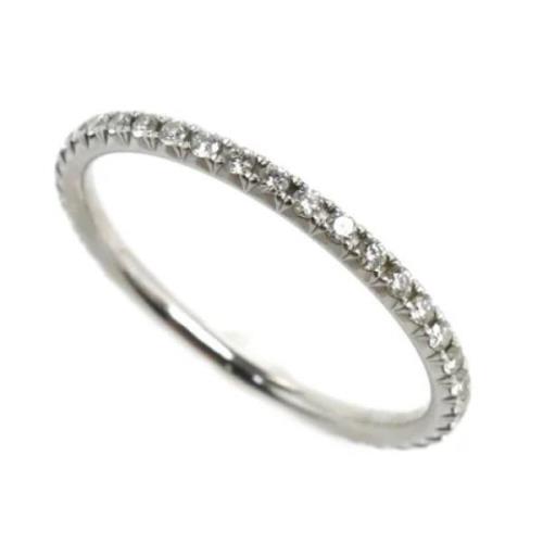 Tiffany & Co. Pre-owned Pre-owned Platina ringar Gray, Dam