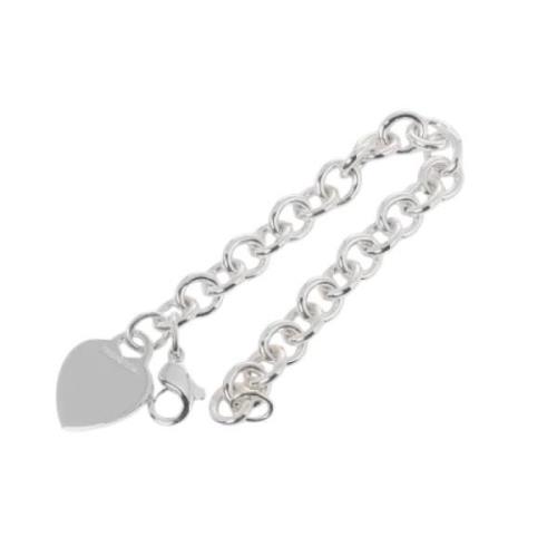 Tiffany & Co. Pre-owned Pre-owned Silver halsband Gray, Dam