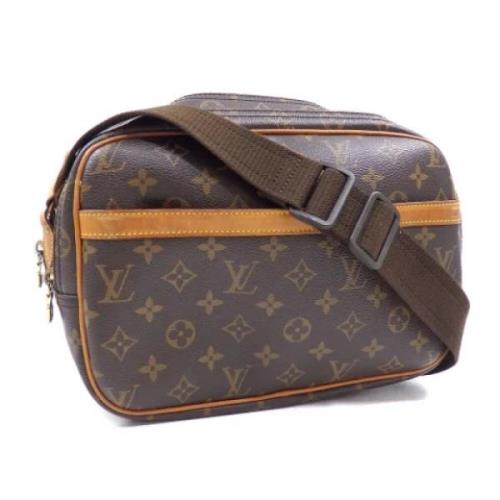 Louis Vuitton Vintage Pre-owned Tyg louis-vuitton-vskor Brown, Dam