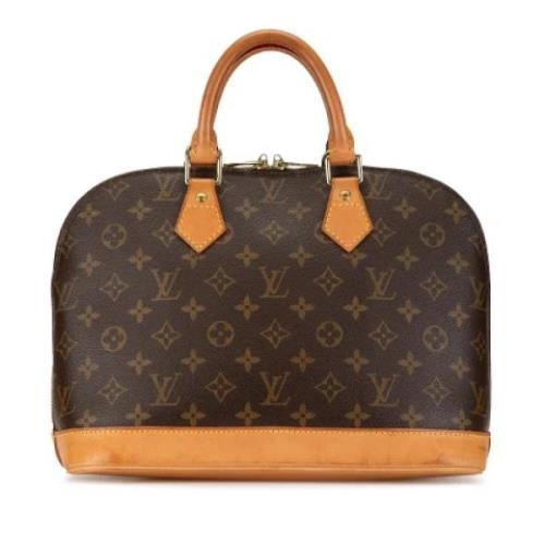 Louis Vuitton Vintage Pre-owned Canvas handvskor Brown, Dam