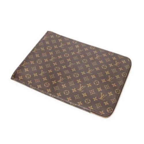 Louis Vuitton Vintage Pre-owned Canvas handvskor Brown, Dam