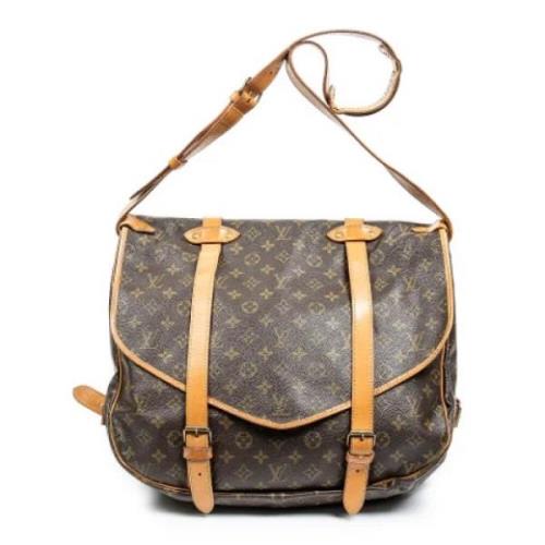 Louis Vuitton Vintage Pre-owned Canvas louis-vuitton-vskor Brown, Dam