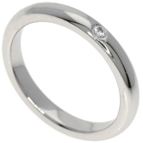 Tiffany & Co. Pre-owned Pre-owned Platina ringar Gray, Dam