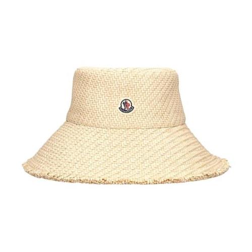 Moncler Stilig Vinterhatt för Män Beige, Dam