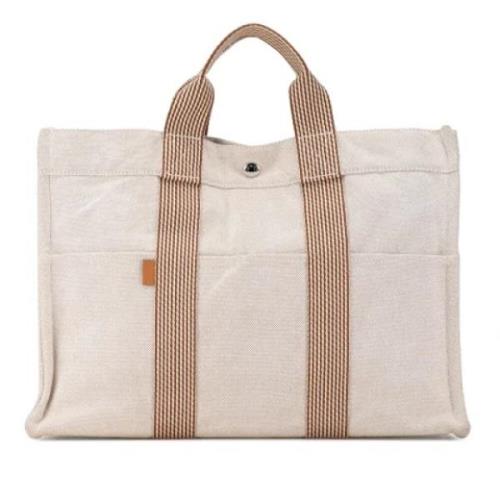 Hermès Vintage Pre-owned Canvas totevskor Brown, Dam