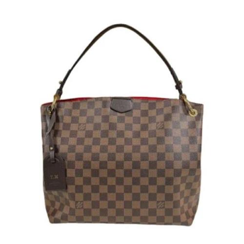 Louis Vuitton Vintage Pre-owned Canvas louis-vuitton-vskor Brown, Dam