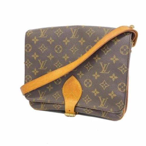 Louis Vuitton Vintage Pre-owned Tyg louis-vuitton-vskor Brown, Dam