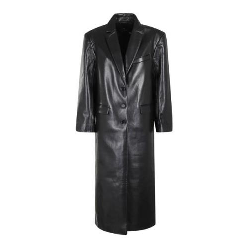 Anine Bing Klassisk Quinn Coat för kvinnor Black, Dam