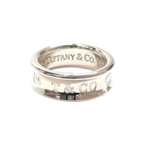 Tiffany & Co. Pre-owned Pre-owned Silver ringar Gray, Dam