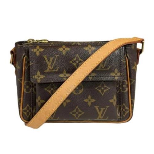 Louis Vuitton Vintage Pre-owned Tyg louis-vuitton-vskor Brown, Dam