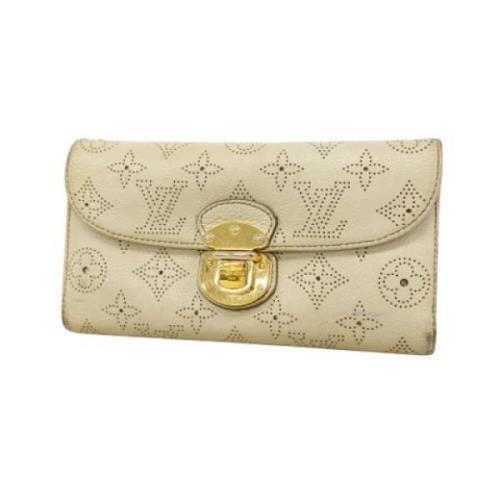 Louis Vuitton Vintage Pre-owned Tyg plnbcker Beige, Dam