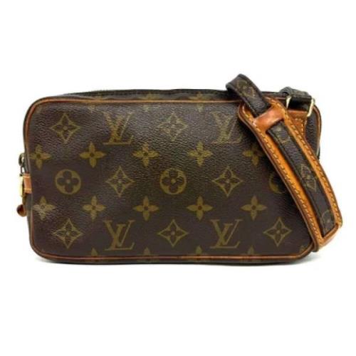 Louis Vuitton Vintage Pre-owned Tyg louis-vuitton-vskor Brown, Dam