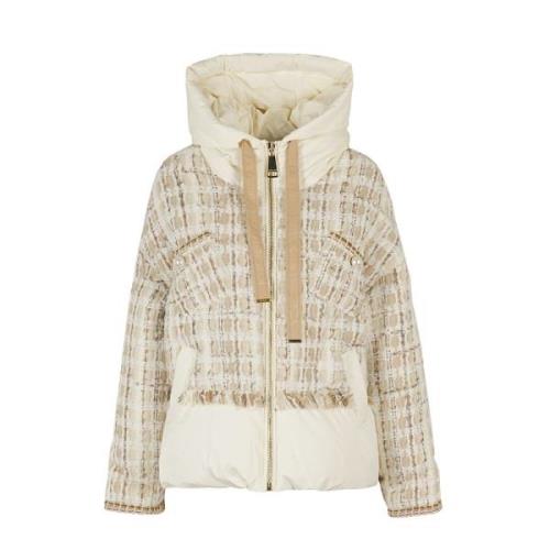 Khrisjoy Tweed Stil Jacka Beige, Dam