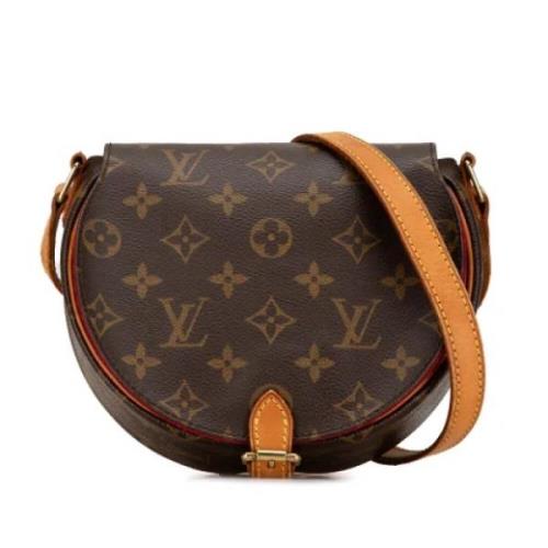 Louis Vuitton Vintage Pre-owned Canvas axelremsvskor Brown, Dam