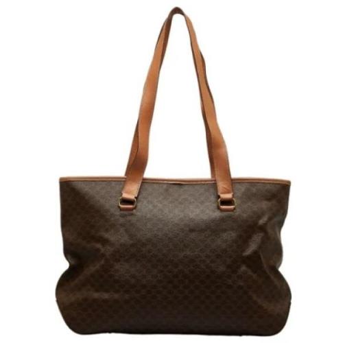 Celine Vintage Pre-owned Canvas totevskor Brown, Dam