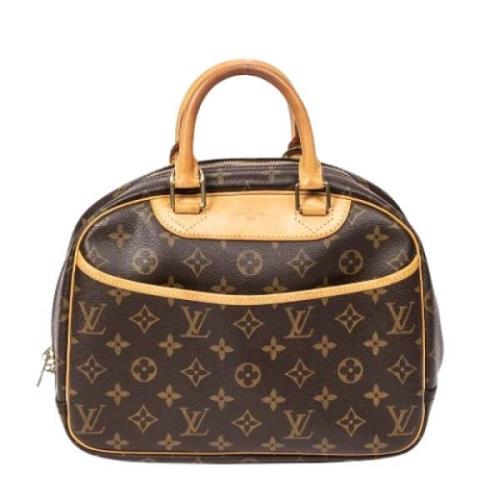 Louis Vuitton Vintage Pre-owned Canvas handvskor Brown, Dam