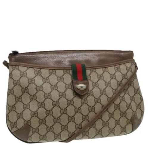 Gucci Vintage Pre-owned Laeder gucci-vskor Beige, Dam