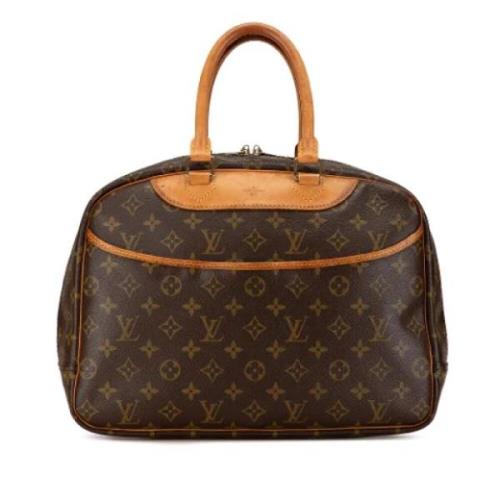 Louis Vuitton Vintage Pre-owned Canvas handvskor Brown, Dam