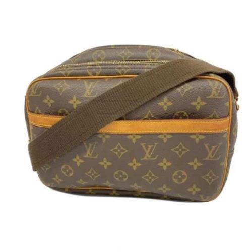 Louis Vuitton Vintage Pre-owned Tyg louis-vuitton-vskor Brown, Dam