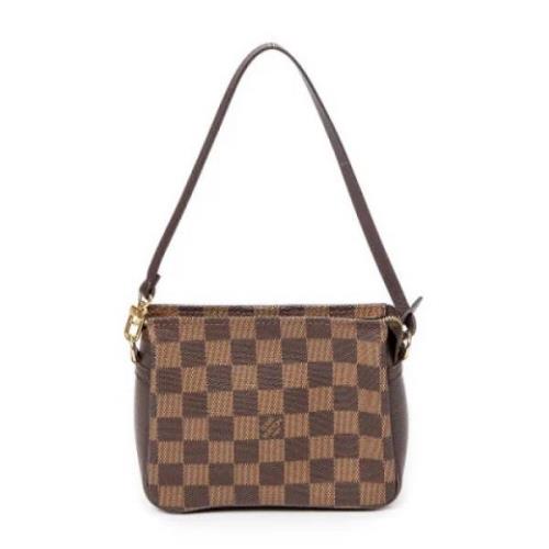 Louis Vuitton Vintage Pre-owned Canvas handvskor Brown, Dam