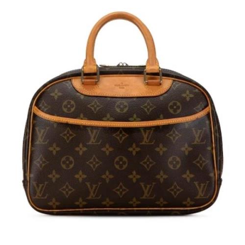 Louis Vuitton Vintage Pre-owned Canvas handvskor Brown, Dam