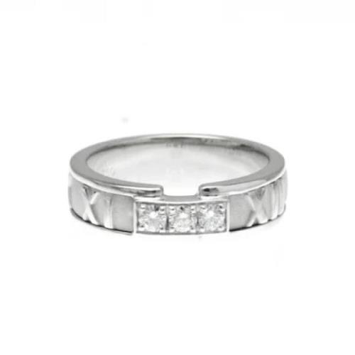 Tiffany & Co. Pre-owned Pre-owned Vitt guld ringar Gray, Unisex