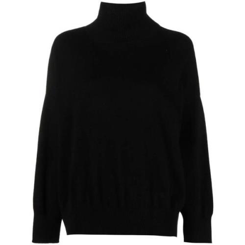 Loulou Studio Svart Turtleneck Tröja Black, Dam