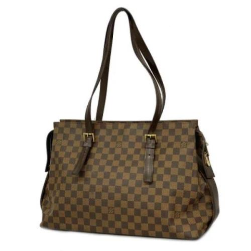 Louis Vuitton Vintage Pre-owned Canvas louis-vuitton-vskor Brown, Dam