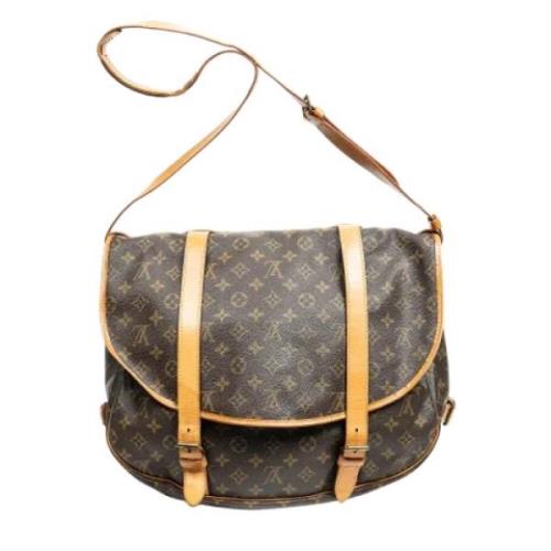 Louis Vuitton Vintage Pre-owned Canvas louis-vuitton-vskor Brown, Dam