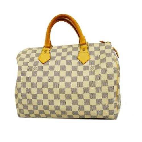 Louis Vuitton Vintage Pre-owned Tyg louis-vuitton-vskor White, Dam