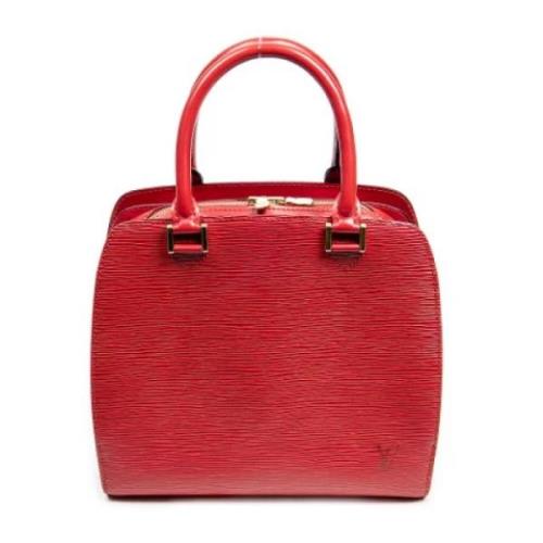 Louis Vuitton Vintage Pre-owned Laeder handvskor Red, Dam