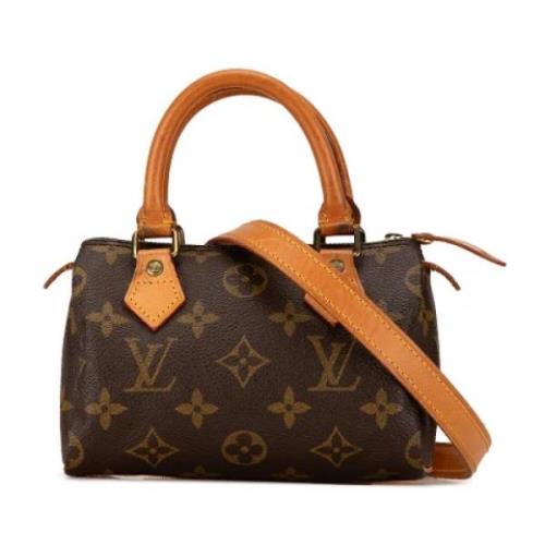 Louis Vuitton Vintage Pre-owned Canvas handvskor Brown, Dam