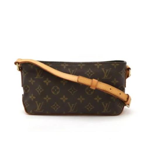 Louis Vuitton Vintage Pre-owned Tyg louis-vuitton-vskor Brown, Dam