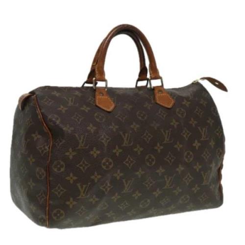 Louis Vuitton Vintage Pre-owned Canvas handvskor Brown, Dam