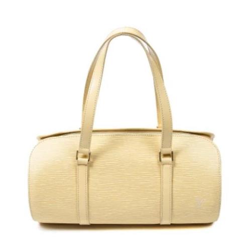 Louis Vuitton Vintage Pre-owned Laeder handvskor Beige, Dam