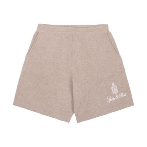 Sporty & Rich Kashmir Shorts Beige, Dam