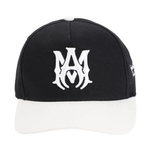 Amiri Två-Ton Canvas Hatt Svart Alabaster Black, Herr